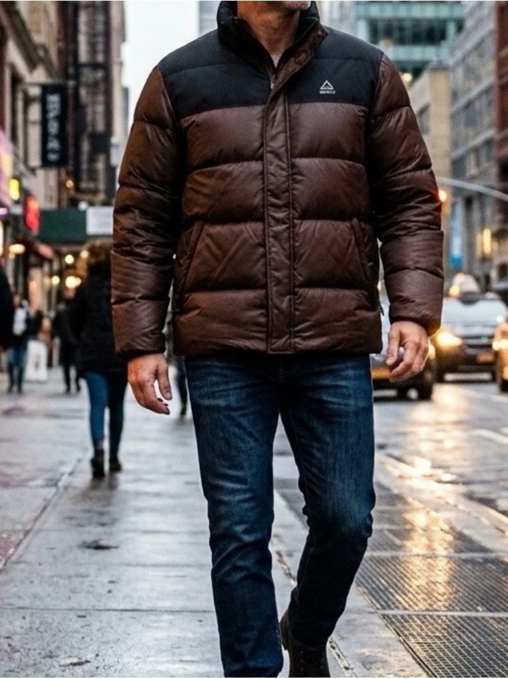 NEW With Tags Gerry Men's Size XXL( EEG) Expedition Puffer Jacket Espresso
